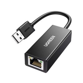 Концентратор UGREEN USB 2.0 10/100Mbps Ethernet Adapter (20254) Черный