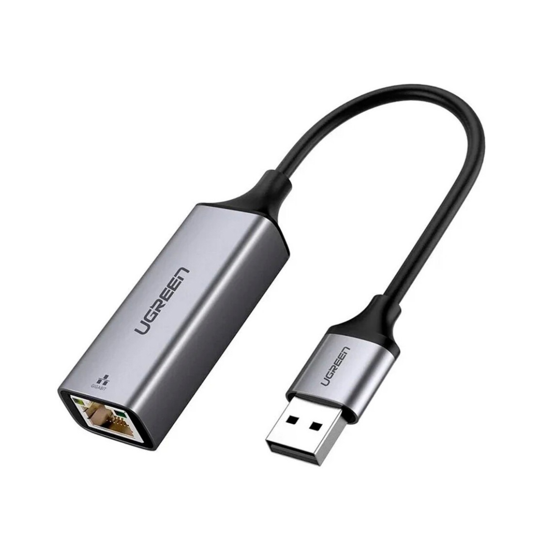 Концентратор UGREEN USB to RJ45 Ethernet Adapter Aluminum Case (50922)