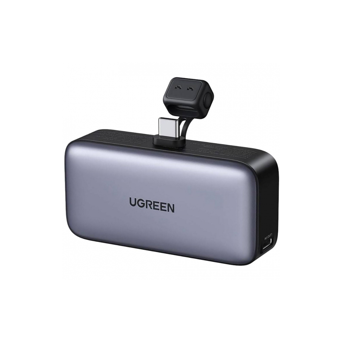 Портативный внешний аккумулятор UGREEN 5000mAh Power Bank with Built-in USB-C Connector (35338)