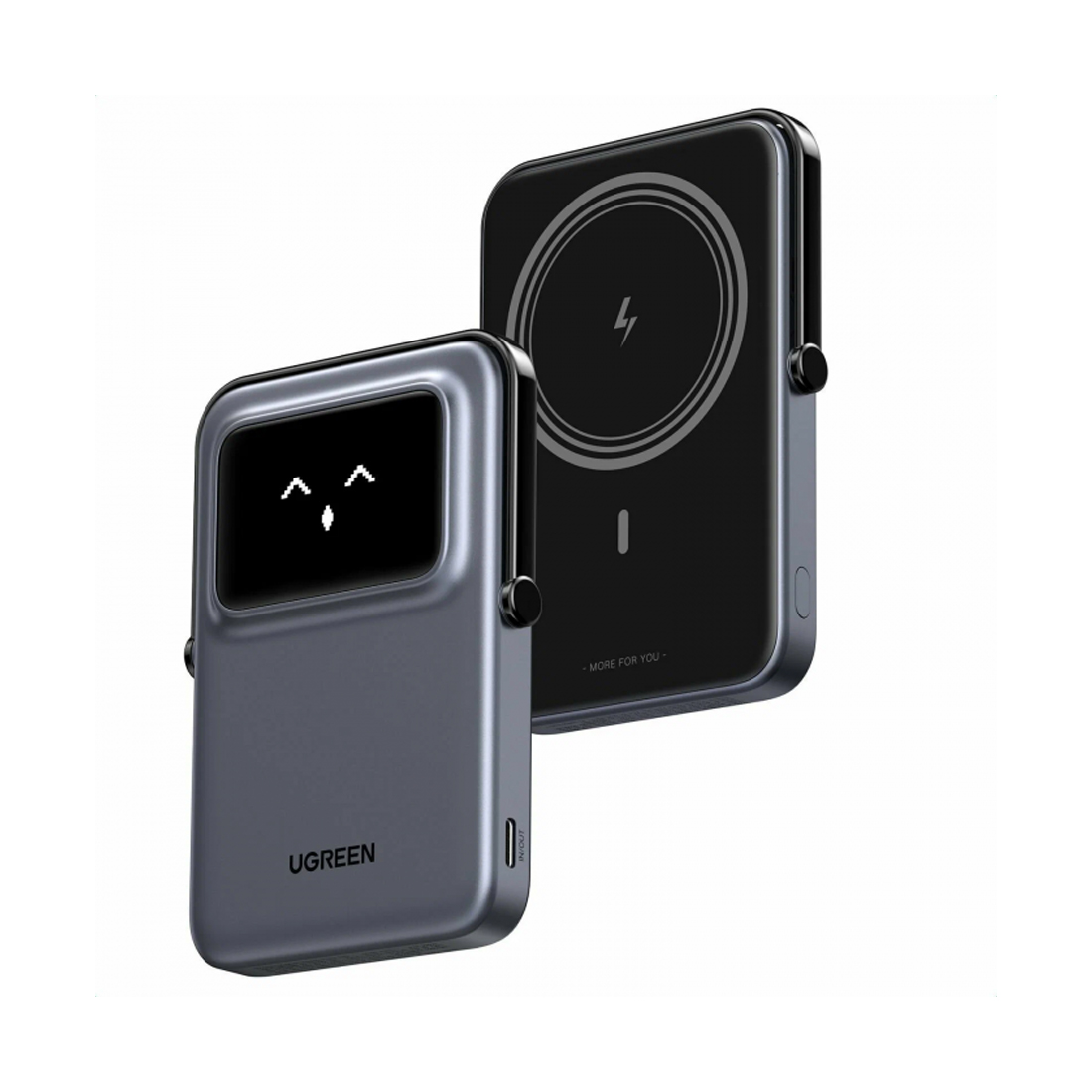 Портативный внешний аккумулятор UGREEN 5000mAh Magnetic Wireless Power Bank (35605B)