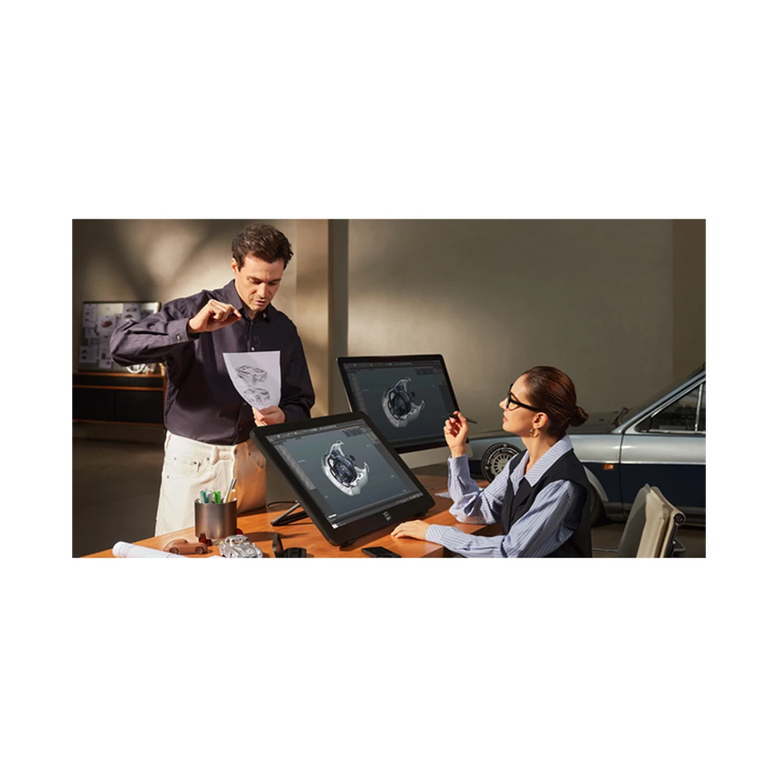 Графический планшет, XP-Pen, Artist Pro 27 (Gen 2) MD270UH-EU, Разрешение 5080 lpi, Чувствительность к нажатию 16384, Интерфейс HDMI/USB-C, Рабочая область 23.5"х13.2", Чёрный — фото 3