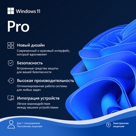 Электронная лицензия (ESD ключ) Microsoft Windows 11 Pro 64Bit