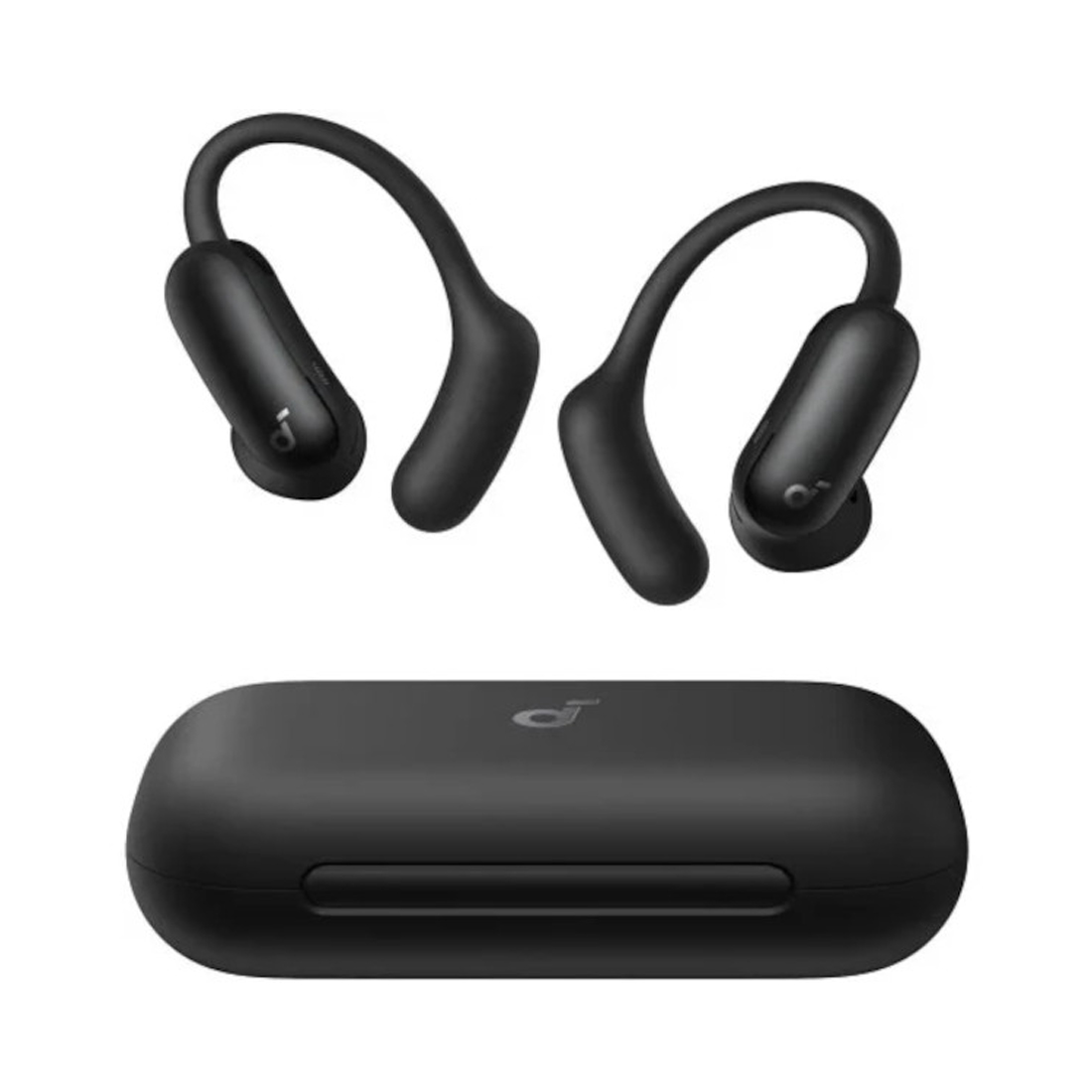 Наушники, Soundcore, AeroFit 2 Pro (A3875G11), Bluetooth 5.3, TWS, динамики 11 мм, до 48 часов работы, IP68, открытая конструкция, быстрая зарядка, Черный — фото 2
