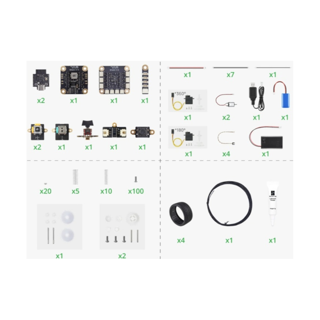 Стартовый набор электронных компонентов CyberBrick Bambu Lab B-ZK004