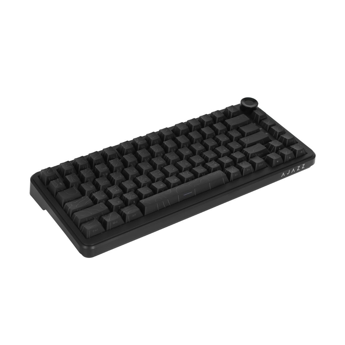 Клавиатура, Ajazz, AK820/Max/Magnetic/CB, AK820 Max, Магнитная, 75%, Magnetic Switches, Проводная, USB, Подсветка RGB, Анг/Рус, Чёрная — фото 2