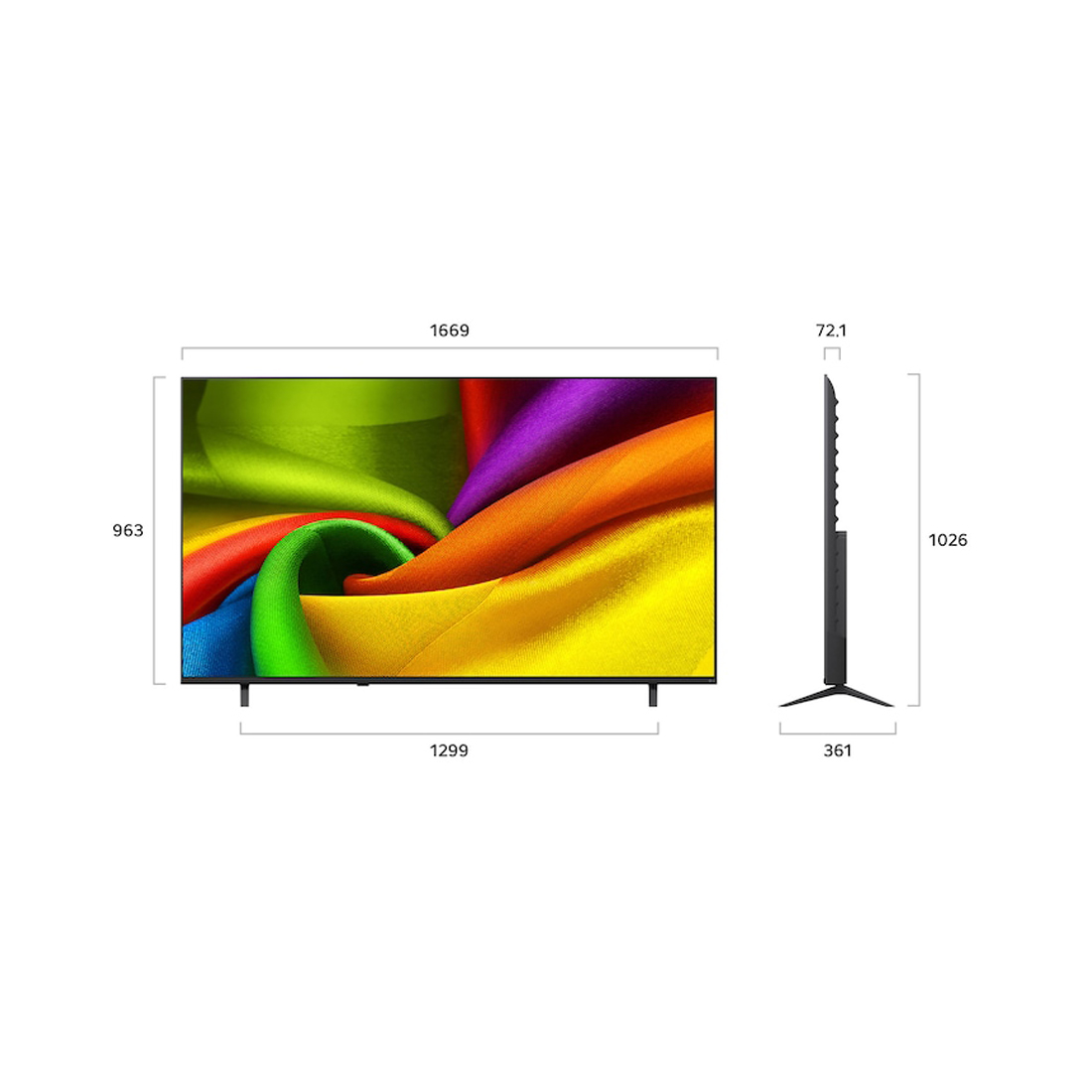 Телевизор LG 75NU850B6LA