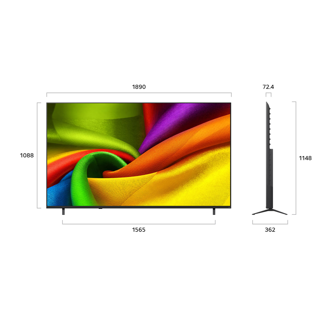 Телевизор LG 85NU850B6LA