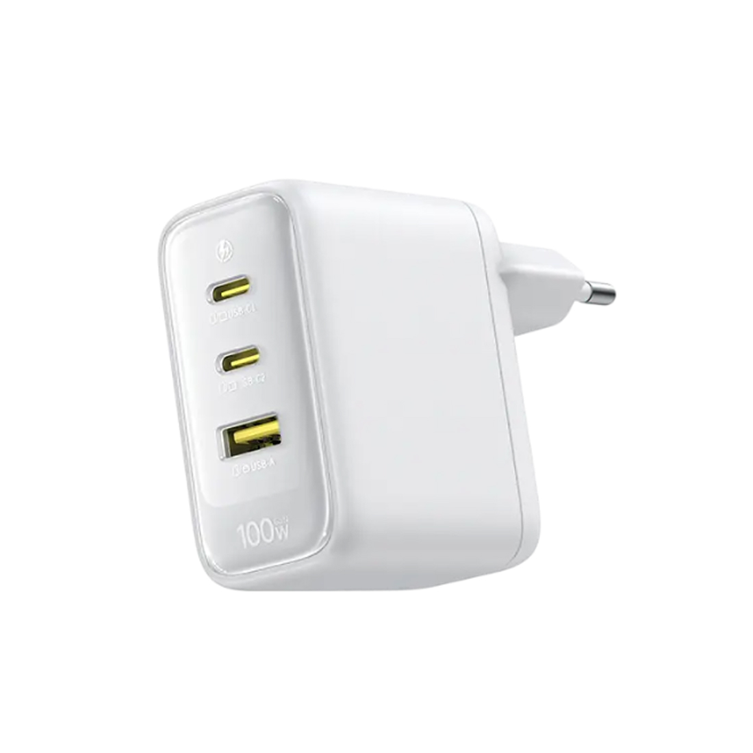 Адаптер питания Baseus EnerFill FE22 Fast Charger 2C+U 70W EU Moon White