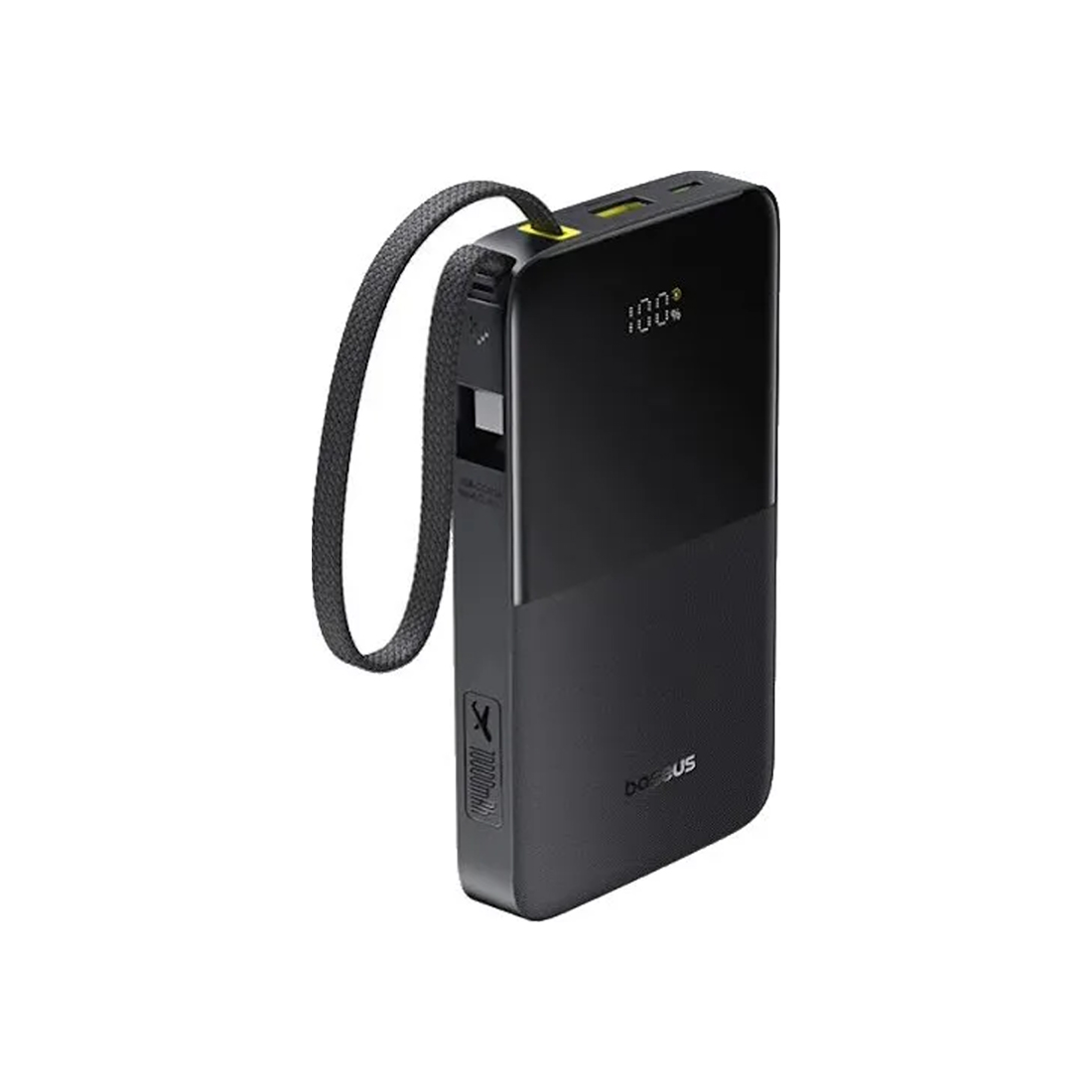 Портативный внешний аккумулятор Baseus FC51 Bipow 2 Pro CCC 10000mAh 22.5W Cable Black
